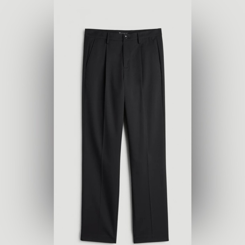 American tall men’s relax, pleated trousers, black size 32/38 NWT